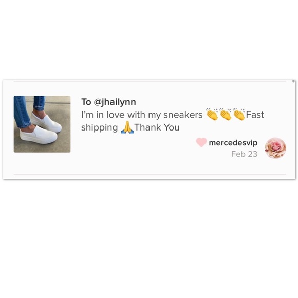 White slip on sneakers - Picture 4 of 8